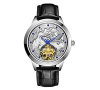 Men's Watches,Fully Automatic Mechanical Watch Yu Yue Longmen Pray Watch, Silver