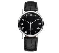 Mens Watches - Hand Watch for Men | Comfortable Analog Wristwatch for Men | Elegant Leather Strap Watch | Soft Mens Casual Wristwatch | Formal Mens Wristwatch Business Watch for Men