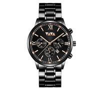 Men's Watches,Large Dial Fashion Stainless Steel Watch Business Casual Calendar Quartz Watch C
