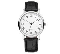 Mens Watches Leather Strap | Modern Classic | Luminous Minimalist Design | Easy to Read Simple Wrist Men's Designer Watch | Leathers Band Watches for Daily Casual | Classics Sports Wristwatch