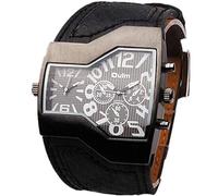 Men's Watches,Personality Men's Watch Two Trends Business Watch Black