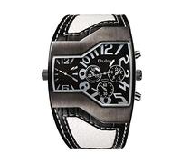 Men's Watches,Personality Men's Watch Two Trends Business Watch Black and White