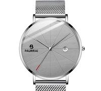 Men's Watches,Trendy Fashion Men's Concept Waterproof Watch Natural Color Gray Surface