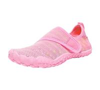 Mens Water Shoes, Dark Series Quick Dry Barefoot Shoes Womens Unisex, Swimming Socks, Lightweight Water Socks for Surf Diving Garden Walk Reef Seaside Sports Pebble Pink