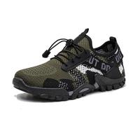 Mens Water Shoes Quick Dry Barefoot Shoes Lightweight Mesh Swimming Socks Breathable Water Socks Fashion Shoe Durable Walking Sneakers for Surf Diving Garden Walk Reef Seaside Sports Pebble Green