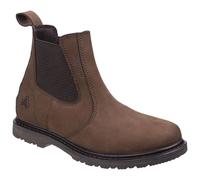 Mens Waterproof Amblers Aldingham Dealer Boots Chelsea Pull Slip-On Work