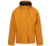 Trespass Mens Jacket Fallahill - Waterproof, Adjustable Hood, Storm Flap, 3 Zip Pockets, Hem Drawcord, Adjustable Cuffs, Inner Pocket, Mesh Lining