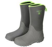 MENS WATERPROOF NEOPRENE WELLINGTON HUNTING BOOTS INSULATED RUBBER GARDEN WELLIES MUCK WALKING FESTIVAL YARD OUTDOOR RAIN THERMAL (GREY, UK Footwear Size System, Adult, Men, Numeric, Medium, 11)