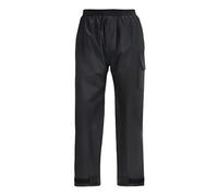 Men's Waterproof Trousers Lightweight Breathable Rain Overtrousers with Pockets, Outdoor Windproof Rain Over Pants for Golf Hiking Fishing Cycling Black L
