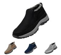 Men's Waterproof Winter Boots - Warm Lined, Completely Weatherproof for Snow and Rain, gray, 11 UK