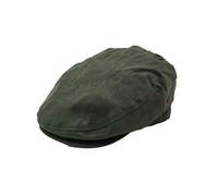 Men's Waxed Cotton Flat Cap, Wind-Resistant British Newsboy Hat