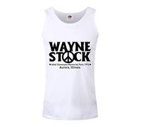 Men's Wayne Stock Vest White
