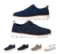 Mens Wearbreeze Shoes, Breeze - Comfortable and Stylish Footwear, Urban - Ultra Comfortable Shoes(Blue,9.5 UK Wide)