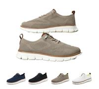 Mens Wearbreeze Shoes, Breeze - Comfortable and Stylish Footwear, Urban - Ultra Comfortable Shoes(Khaki,8 UK Wide)
