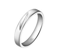 Men's Wedding Rings White Gold 18K, Mens Wedding Bands Silver Polish Size Z Woman Gifts Unique