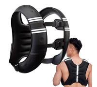 Men's Weighted Vest, Weighted Walking Jacket for Women with Reflective Strips - Adjustable Training Equipment for Running, Walking, Sports, Muscle Building