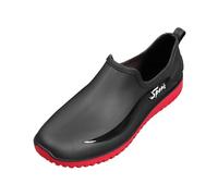 Men's Wellington Boots Extra Wide Outdoor Extra Wide for Rain Mud Breathable Garden Shoes Wellington Boots Lightweight for Gardening Black Riding Boots, a, 7 UK