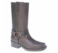 Mens Western and Cult Fashion Gringos HIGH HARLEY - Dk.Brown Leather, Mens UK 12 / EU 46