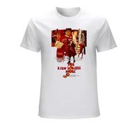 Men's Western for A Few Dollars More Clint East T-Shirt Tee White XXL
