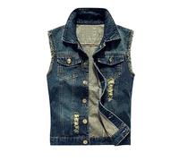 Mens Western Jacket Heavy Duty Denim Jackets Men Classic Trucker Coat Sherpa Collar Outerwear Rugged Work Coats Plus Size Outerwears For Button Down Design