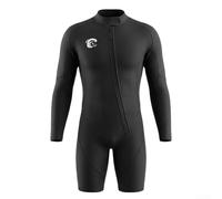 Men's Wetsuit, 2MM Neoprene Piece, Long Sleeve Diving Suit, Thermal Insulation for Cold Water, Elastic Comfort for Surfing Swimming Snorkeling(XL)