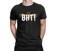 Men's What We Do in The Shadows Bat! T Shirt 100% Cotton Clothes Novelty Short Sleeve Round Neck Tee Shirt Gift Idea T-Shirt Black