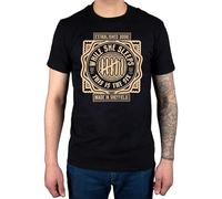 Men's While She Sleep This is The Six T Shirt Band Metal WSS Album Size M Black
