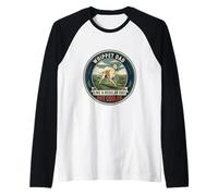 Mens Whippet Dad Like A Regular Dad But Cooler Dog Dad Raglan Baseball Tee
