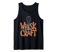 Mens Whisk Craft Bake Cooking Baker Culinary Food Chef Baking Tank Top