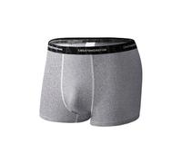 Men's White Boxer Shorts Underwear Comfortable Boxers Men's Underwear Retro Shorts Briefs Sexy Lingerie Funny Breathable Large Sizes Summer Underwear, gray, XS