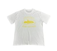 Men's White Loose T-Shirt, Pink Prison Pattern and World Text Design, Casual Short Sleeved Round Neck Sweatshirt, Loose Fashion Top for Street Trend Enthusiasts-color05||l