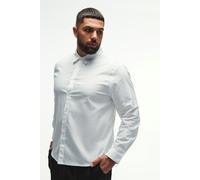 Mens White Plus Regular Fit Oxford Shirt, White 2XL