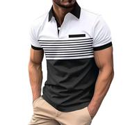 Mens White Shirts Short Sleeve Hot of The Day Mens Polo Shirts Delivery Golf Polo Shirts Gift Color Block Running Tops Running Tshirt Under Wear for Male Dressy Tops for UK Muscle Vests
