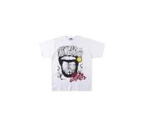 Men's White Short Sleeve T - Shirt, Graphic Tee with Mouth, Tongue & Nothing Without It Print, Loose - Fit Casual Top for Streetwear Style-color04||m