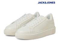 Mens White Trainers Jack Jones Aspire Cupsole Lace Up Lightweight Sneakers UK7-1