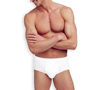 Mens White Y Fronts Gotzburg Classic 2 Pack Y-Front Briefs With Keyhole Opening