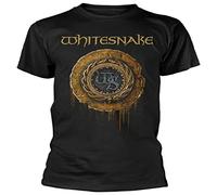 Men's Whitesnake T-Shirt Logo Black T-Shirt Fashion T-Shirt Balck S