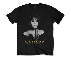 Mens Whitney Houston BW Photo Official Mens T-Shirt