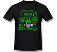 Men's Wicked The Musical Short Sleeve T-Shirt Adult Tee Shirts Size M Black