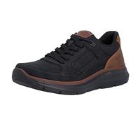 Mens Wide Fit Black Shoes Rieker Lightsole Casual B1801-00