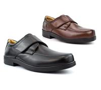 Mens Wide Fit Leather Shoes Mens Leather Shoes Mens Extra Wide Fit Shoes Mens Extra Wife Leather Shoes Sizes 6-15 Size 13 Size 14 Size 15 Black/Brown 8 UK
