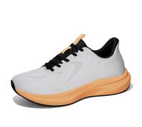 Men's Wide Fit Running Trainers, Wide Toe Box Casual Sneakers for High Instep & Wide Fat Feet