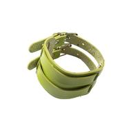 Mens Wide Leather Bracelet Women Leather Cuff Bangle Punk Rock Vintage Adjustable Wide Wristbands Wrap Gauntlet Bracelet Fastening Arm Armor Cuff Belt Unisex Green