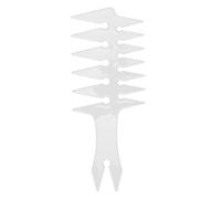 Mens Wide Tooth Hair Combs Double Sided Oil Hair Comb Retro Plastic Hair Styling Combs for Men Women (White)