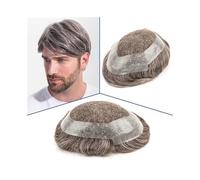 Men's Wigs Australia Toupee for Men Swiss Lace Top PU Skin Around Male Hair Prosthesis Human Hair System Natural and Fluffy Synthetic Wig