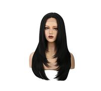 Men's Wigs Bun Hair for Men Lace Front Wigs for women Natural Straight Layered Hair Black Synthetic lace Wig Mens Wig Toupee for Men
