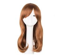 Men's Wigs Bun Hair for Men Medium Wavy Hair Cosplay Costume Halloween Carnival Party Women Hairpiece Mens Wig Toupee for Men(02)