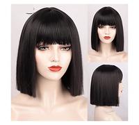 Men's Wigs Bun Hair for Men Wig Synthetic Wigs Short Straight ， Wigs for Women Cosplay Hair for Daily Use Mens Wig Toupee for Men(02)