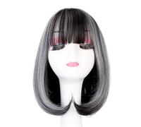 Men's Wigs Bun Hair for Men Wig Women's Bob High Temperature Hair Wig Clavicle Short Curly Hair Fashionable Natural Wig Mens Wig Toupee for Men