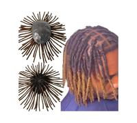 Men's Wigs Dreadlocks Men's Toupee T2/30 Ombre Color Full Skin Base 8 inches Indian Human Hair Pieces Natural and Fluffy Synthetic Wig(8x10)